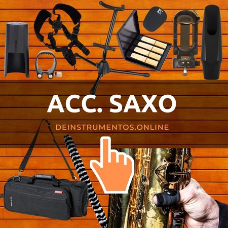 el saxofón en ingles saxophone y otros saxos necesitan de unos complementos miralos en tiendadeinstrumentos.es