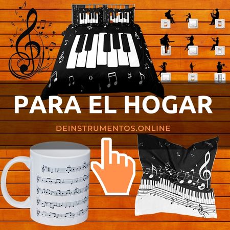 Regalos para el Hogar con Notas y Motivos Musicales